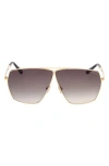 Tom Ford Stella 67mm Oversize Navigator Sunglasses