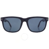 Tom Ford Rectangular Sunglasses In Black / Dark / Teal