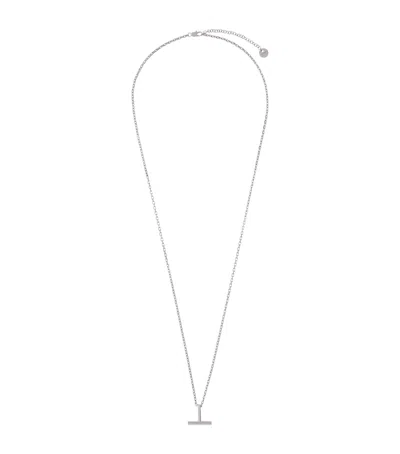 Tom Ford Sterling Silver ‘t' Necklace