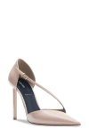 Tom Ford Stiletto Asymmetric Strap Pump In Neutral