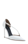 Tom Ford Stiletto Asymmetric Strap Pump In White