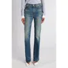 Tom Ford Stonewashed Bootcut Jeans In Blue