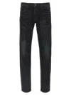 Tom Ford Stonewashed Five-pocket Jeans In Black