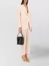 Tom Ford Straight Fit Cropped Trousers With Notched Lapel