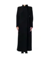 Tom Ford Straight Hem Long Coat In Black