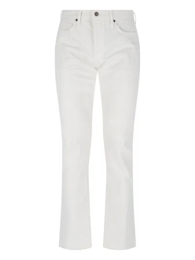 Tom Ford Slim-fit Straight-leg Selvedge Jeans In Neutrals