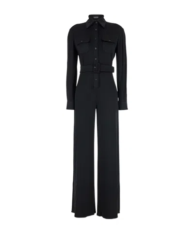 Tom Ford Straight-leg Jersey Jumpsuit In Black