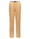 Tom Ford Straight-leg Pajama Style Silk Pants In Neutral