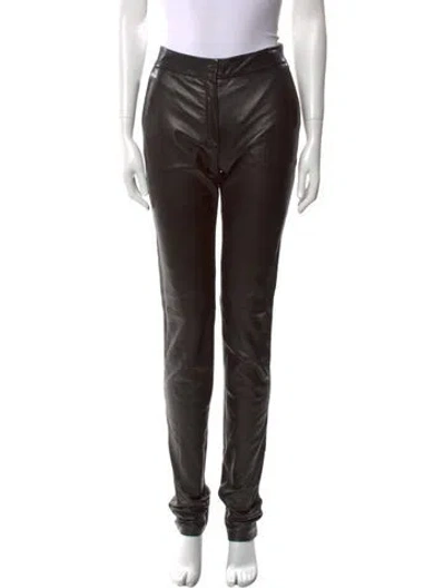 Pre-owned Tom Ford Straight Leg Pants In Black