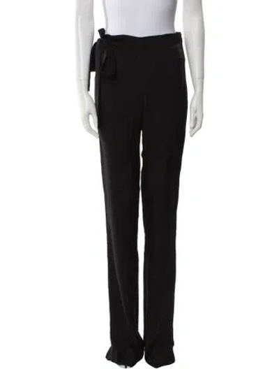 Pre-owned Tom Ford Straight Leg Pants In Black