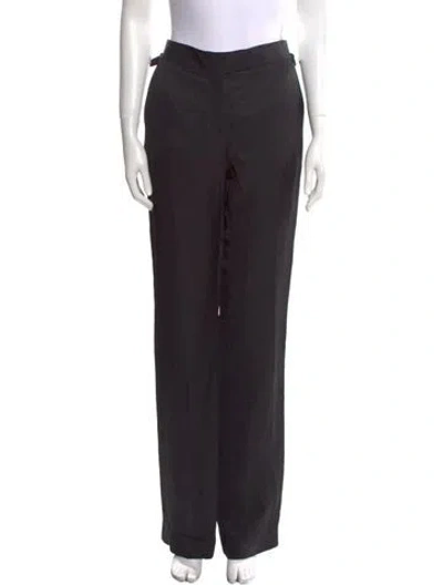 Pre-owned Tom Ford Straight Leg Pants In Black