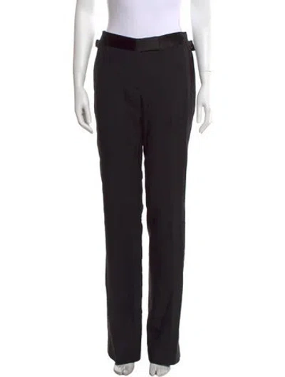 Pre-owned Tom Ford Straight Leg Pants In Black