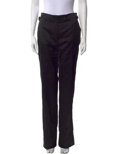 Pre-owned Tom Ford Straight Leg Pants In Black
