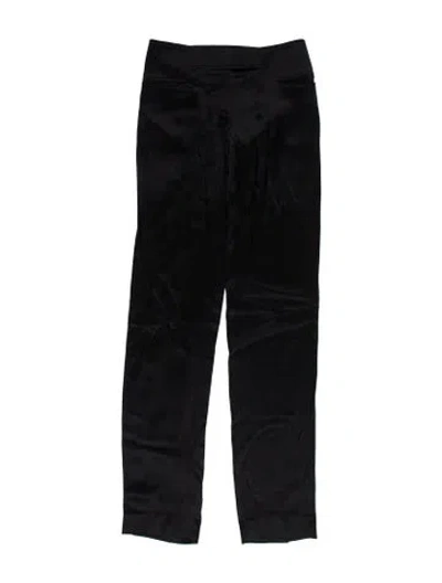 Pre-owned Tom Ford Straight Leg Pants In Black
