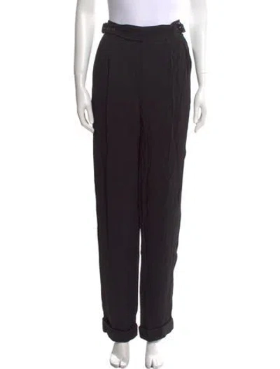 Pre-owned Tom Ford Straight Leg Pants In Black