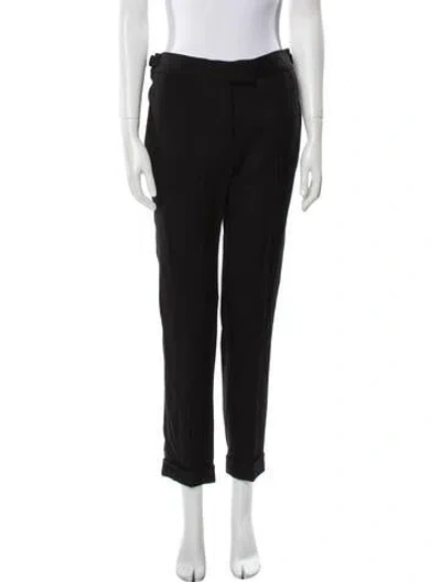 Pre-owned Tom Ford Straight Leg Pants In Black