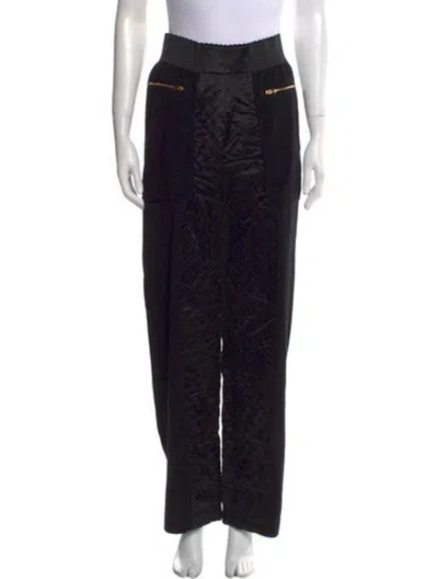 Pre-owned Tom Ford Straight Leg Pants In Black