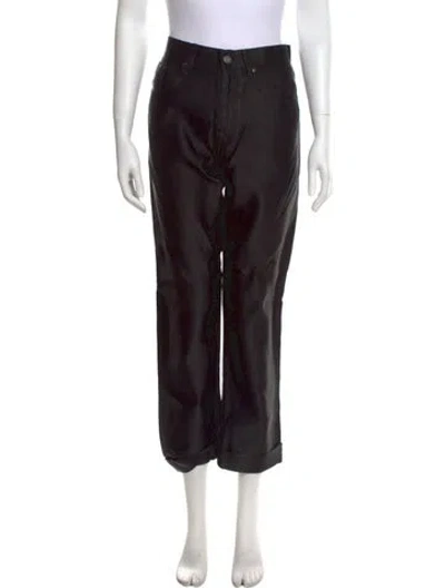 Pre-owned Tom Ford Straight Leg Pants In Black