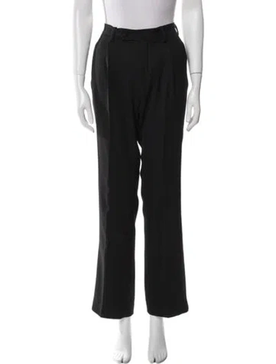 Pre-owned Tom Ford Straight Leg Pants In Black