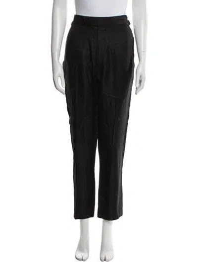 Pre-owned Tom Ford Straight Leg Pants In Black