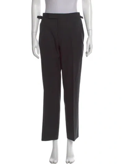 Pre-owned Tom Ford Straight Leg Pants In Black