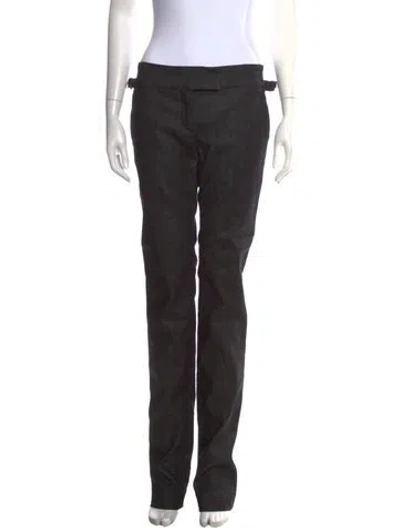 Pre-owned Tom Ford Straight Leg Pants In Black