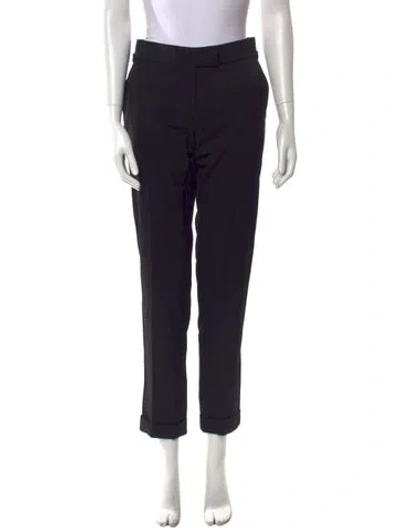 Pre-owned Tom Ford Straight Leg Pants In Black