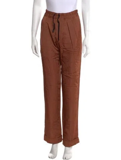 Pre-owned Tom Ford Straight Leg Pants In Brown