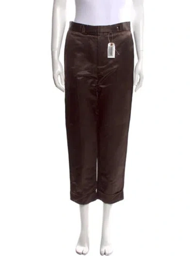Pre-owned Tom Ford Straight Leg Pants In Brown
