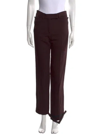Pre-owned Tom Ford Straight Leg Pants In Brown