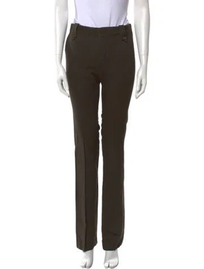Pre-owned Tom Ford Straight Leg Pants In Brown