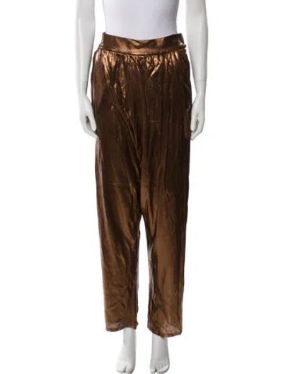 Pre-owned Tom Ford Straight Leg Pants In Brown