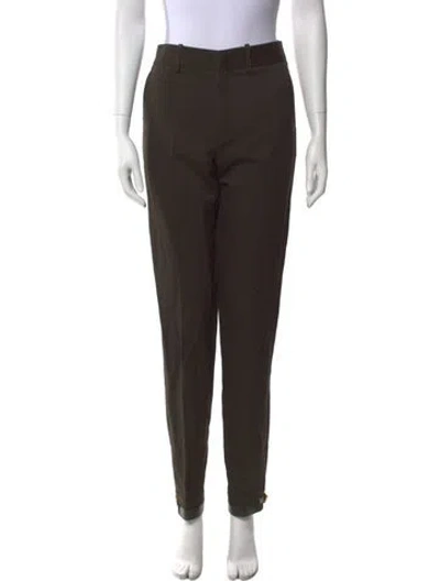Pre-owned Tom Ford Straight Leg Pants In Brown
