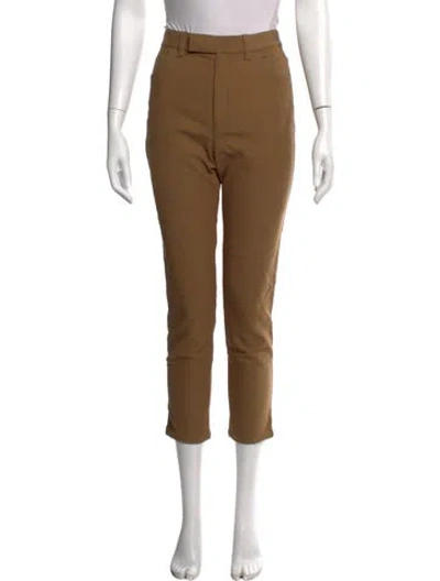 Pre-owned Tom Ford Straight Leg Pants In Brown