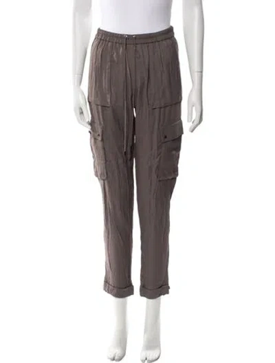 Pre-owned Tom Ford Straight Leg Pants In Gray