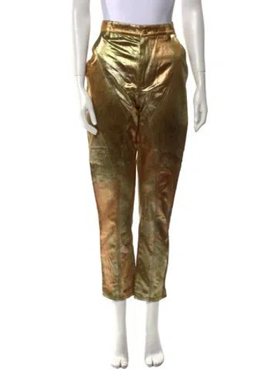 Pre-owned Tom Ford Straight Leg Pants In Green