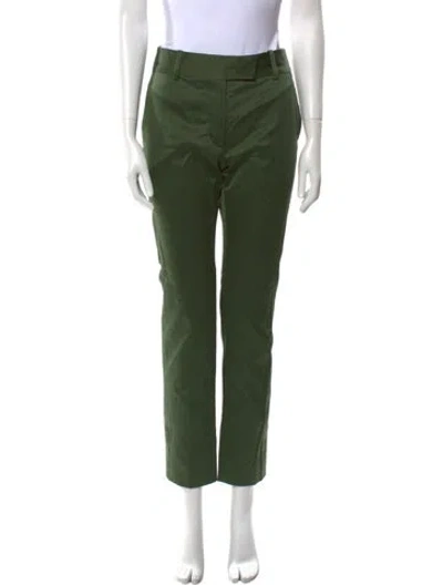 Pre-owned Tom Ford Straight Leg Pants In Green