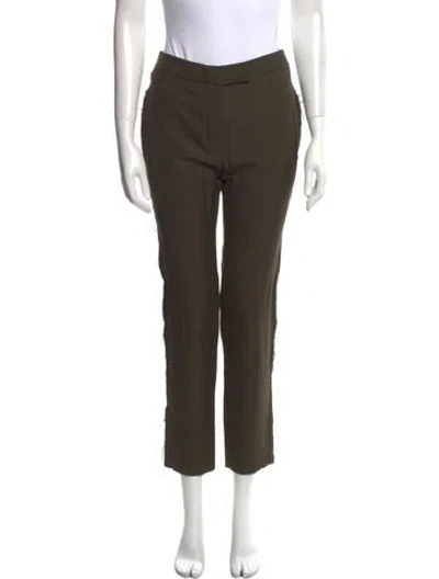 Pre-owned Tom Ford Straight Leg Pants In Green