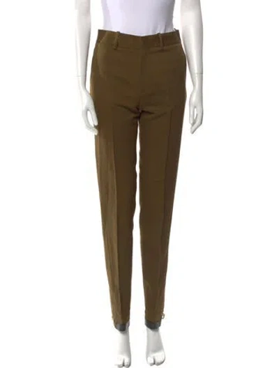Pre-owned Tom Ford Straight Leg Pants In Green