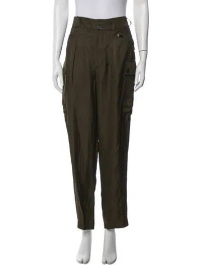 Pre-owned Tom Ford Straight Leg Pants In Green