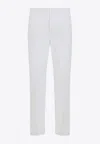 Tom Ford Cotton Pants In Ivory