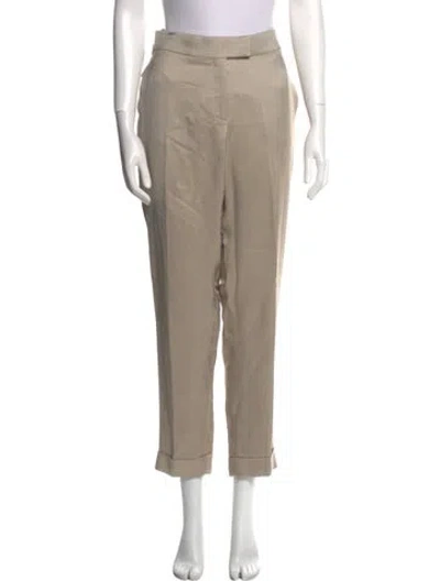 Pre-owned Tom Ford Straight Leg Pants In Neutral