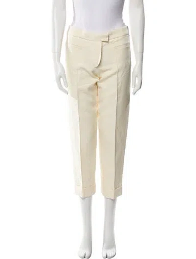 Pre-owned Tom Ford Straight Leg Pants In Neutral