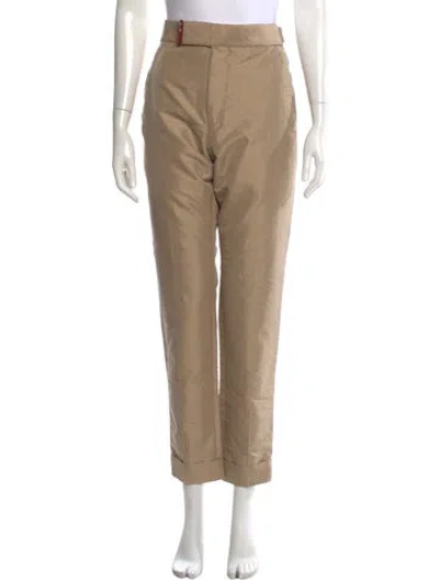 Pre-owned Tom Ford Straight Leg Pants In Neutrals
