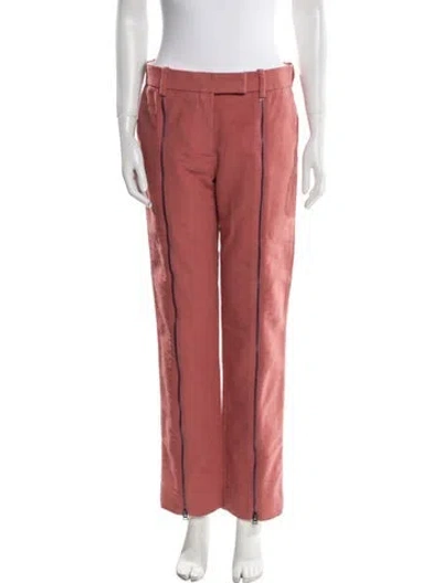 Pre-owned Tom Ford Straight Leg Pants In Pink