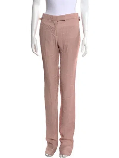 Pre-owned Tom Ford Straight Leg Pants In Pink
