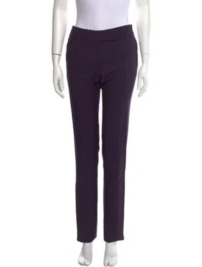 Pre-owned Tom Ford Straight Leg Pants In Purple