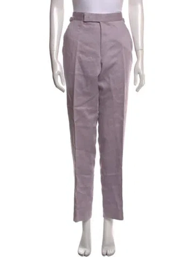 Pre-owned Tom Ford Straight Leg Pants In Purple