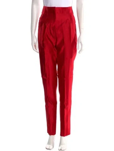Pre-owned Tom Ford Straight Leg Pants In Red