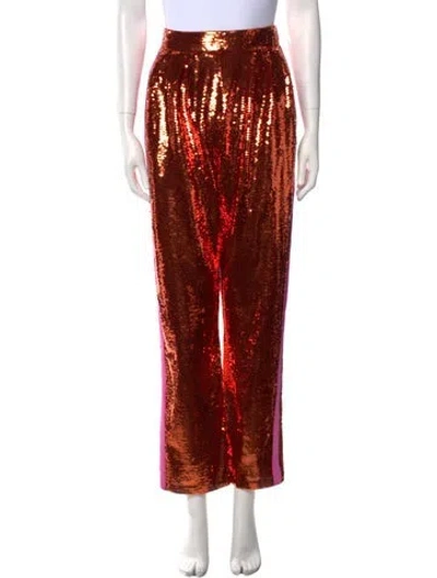 Pre-owned Tom Ford Straight Leg Pants In Red